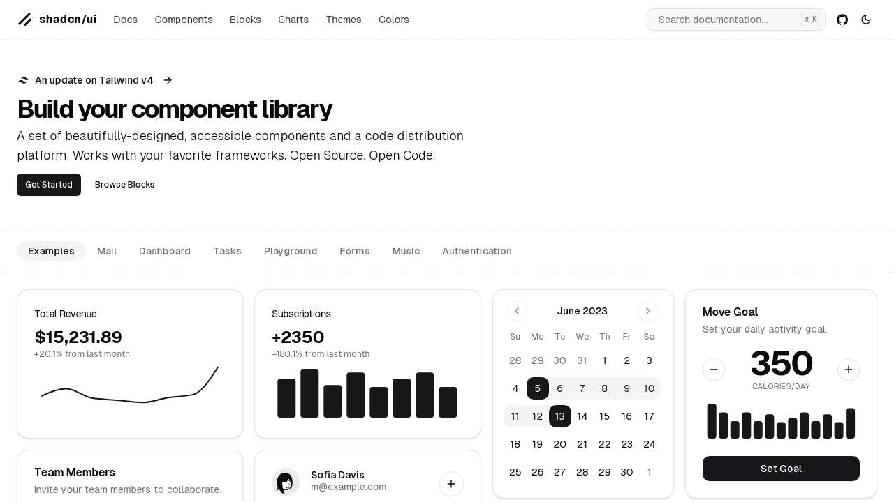 Shadcn Ui (oss)